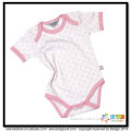 BKD baby pink all over printing toddler bodysuits